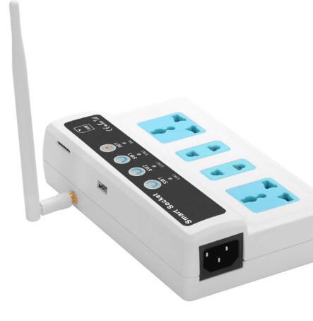 Wholesale- Wireless Mobile Phone PDA GSM Remote Control 3 Socket Power Outlet Smart Switch EU Type