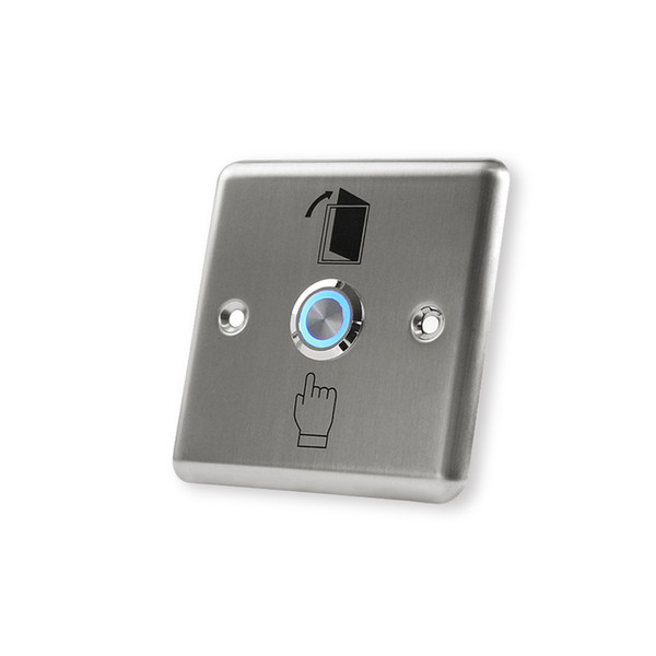 5PCS Metal Door Exit Button StainlessSteel Switch Push with LED Light 86 for Home Access Control Lock System