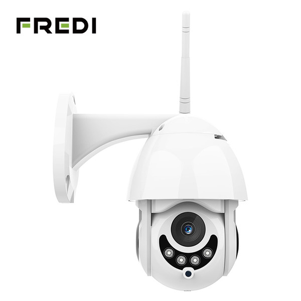 FREDI Outdoor PTZ IP Camera 2MP 1080P Speed Dome Surveillance Cameras Waterproof Wireless Network WiFi Home Security CCTV Camera