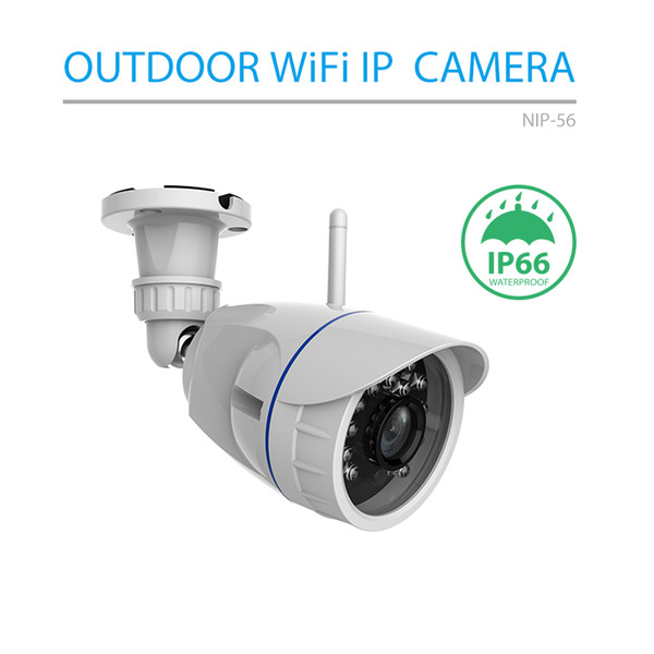 Wi-Fi IP Camera Wireless Outdoor Waterproof HD 720P Network Night Vision CCTV Camera Work with Alexa Echo Show