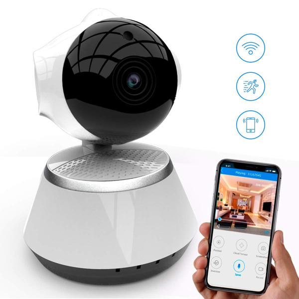 New 2019 Upgraded Wireless Security Camera WiFi Home Surveillance 2.4G IP Remote Cameras for Baby/Pet/Nanny Monitor