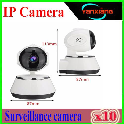 Home Security IP Camera Wireless Smart WiFi Camera WI-FI Audio Record Surveillance Baby Monitor HD Mini CCTV Camera iCSee 10PCS YX-V380