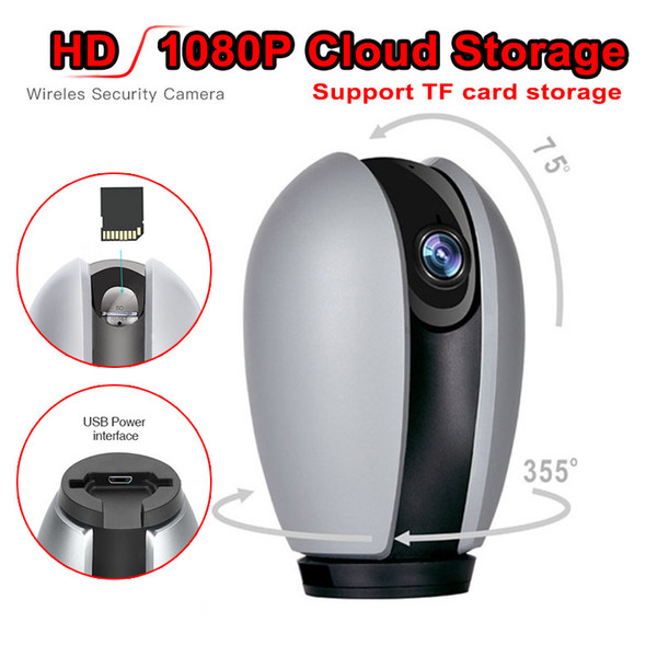 Home Security Alien Wireless Mini IP Camera Full HD 1080P Detection Alarm Monitor Night Vision CCTV Camera