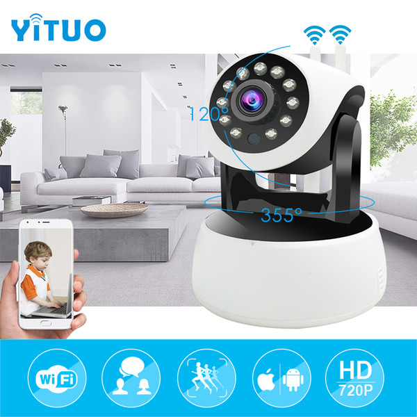 YITUO New model dual antennas ip camera wi-fi hd 720P 1.0MP Surveillance Camera mini CCTV Wireless home security wifi camera