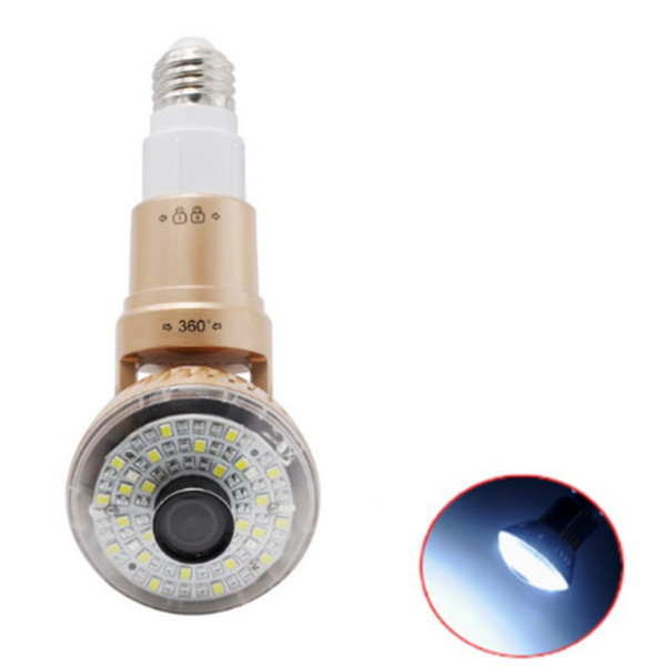 New Arrival Rotatable and Extendable CCTV Wifi Bulb Camera HD 720P P2P IP Camera With White Light Supporting ONVIF for iPhone Samsung Xiaomi