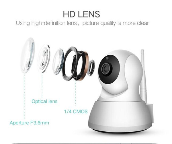 MINI IP Camera 1280*720 Two Way Talk Audio Remote Camera Monitoring Baby Intelligent WIFI HD Camera Wireless IP Infrared Monitoring NO02