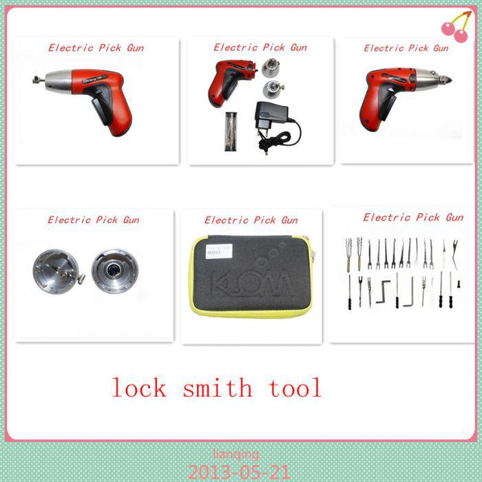 2015 locksmith tool Electro pick Gun New Cordless Electric Pick Gun klom easy for work Free Shipping