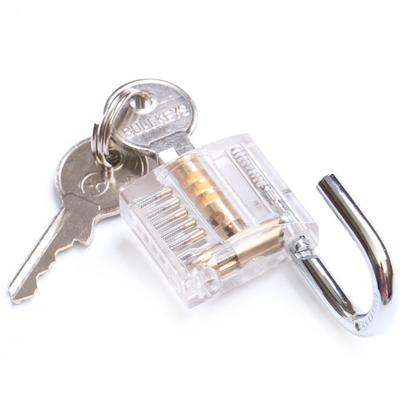 Locksmith Training Tool Transparent Unlocking Visible Cutaway Lock Picking Practice Padlocks