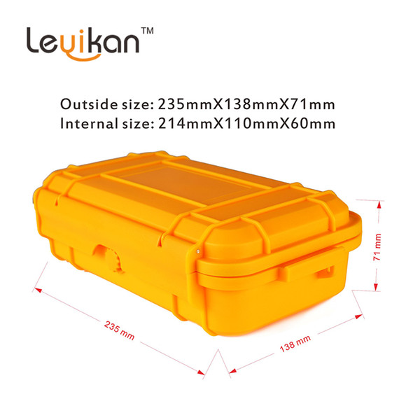 Outdoor Travel Shockproof Protective Plastic Waterproof Box Storage Case Airtight Container Carry Box For EDC Tools