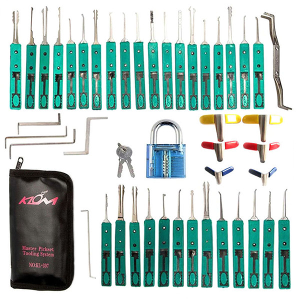 38 Pieces Klom Lock Pick Hook Tools Set Lock Opener Locksmith Tool and Lock Pick Tools Set