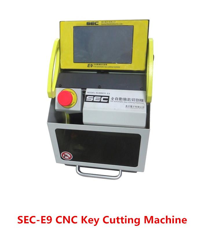 DHL Free Shipping SEC-E9 CNC automatic key machine key cutting machine Auto key duplicate machine with Cutter/Genuine software check teeth