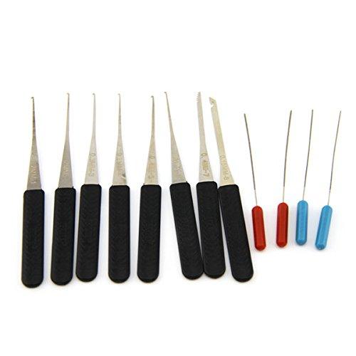 high quality 12pcs Lock Broken Key Extractor Remove Removal Hooks Needle Lock pick set professional locksmith tool