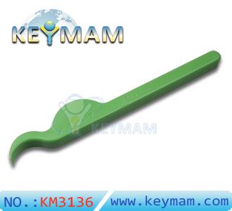 Hot KLOM Car Door Opening Green Durable Nylon Wedge Crowbar for the Car Push-pull flexible Windows Lever Wedge - Force Open UPVC Doors