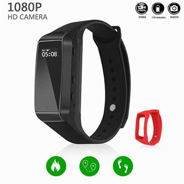 Wholesale Muito-Function Smart Wristband HD 1080P Mini Camera K68 LED Screen Bracelet Watch Digital Video Recorder Mini DV Sport Camera