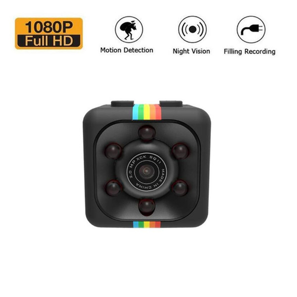 SQ11 Full HD 1080P Night Vision Camcorder Portable Mini Micro Sport Cameras Video Recorder Cam DV Camcorder(not include TF card)