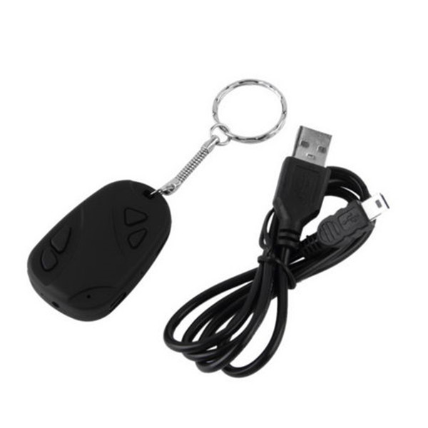 Mini 808 Car Key Chain Micro Camera HD 720P H.264 Pocket Camcorder with 8GB TF Card