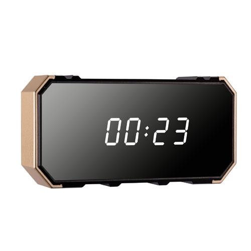 4K HD Night vision Wifi Mirror clock camera Wireless alarm clock video recorder Max 128G