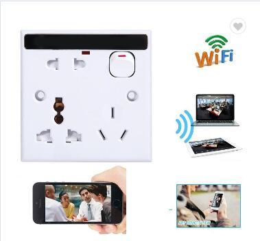 WIFI IP 1080P Camera DVR Wall Plug Socket Camera Video Recorder