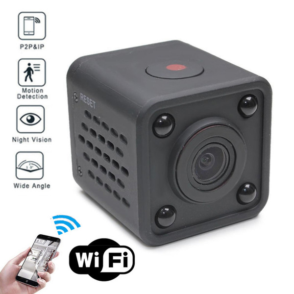 Wifi IP Mini Camera Wireless Infrared Body Camera Night Vision Motion Detection Mini DV Voice Video Recorder 1080P HD Camcorder Nany Cam