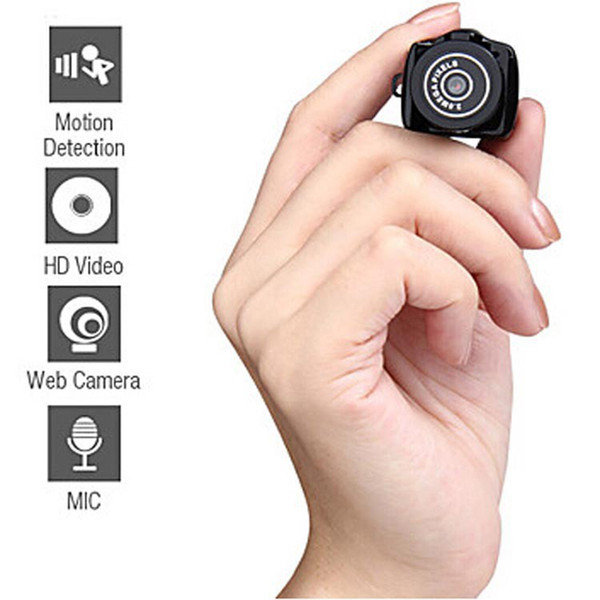 Y2000 Smallest Mini HD Video Camera Mini Pocket DV DVR Camcorder Recorder Web Cam Digital Mini Video Voice Recorder