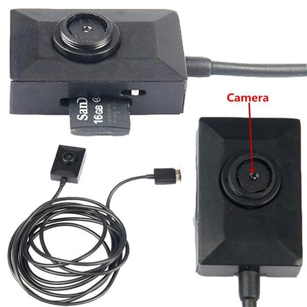MINI Button pinhole Camera 1280*960 30pfs Long Record 7days 24 hours With 2 Meters Line button Surveillance cameras with retail box