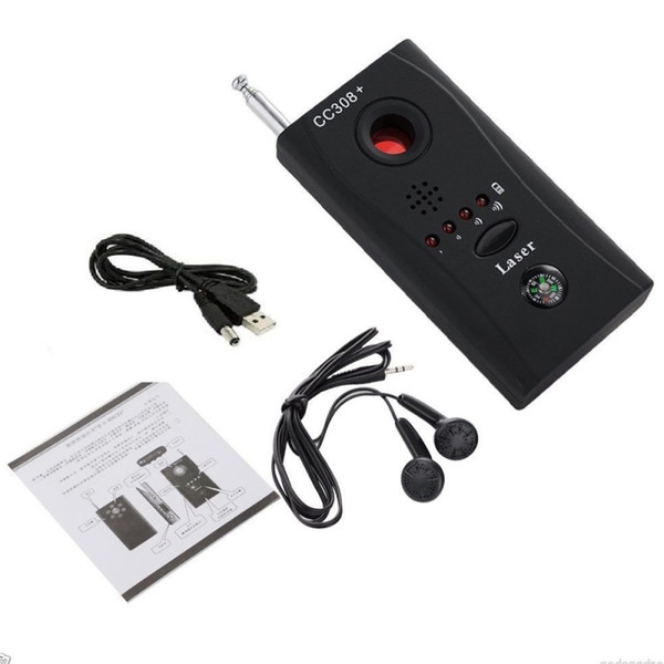 New Anti Signal Bug Rf Detector Mini Camera Lens GSM Device Finder Monitor Full-range Al-round Cc308+ Good Quality
