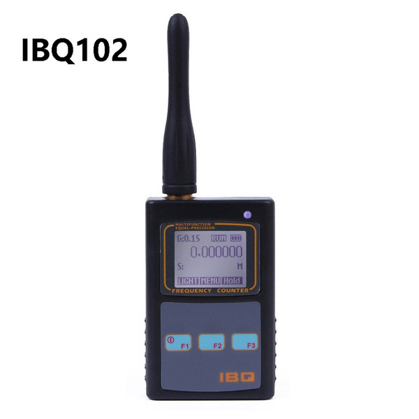 IBQ102 IBQ101 Handheld Digital Frequency Counter Meter Wide Range 10Hz-2.6GHz for Baofeng Yaesu Kenwood Radio Frequency Meter detector