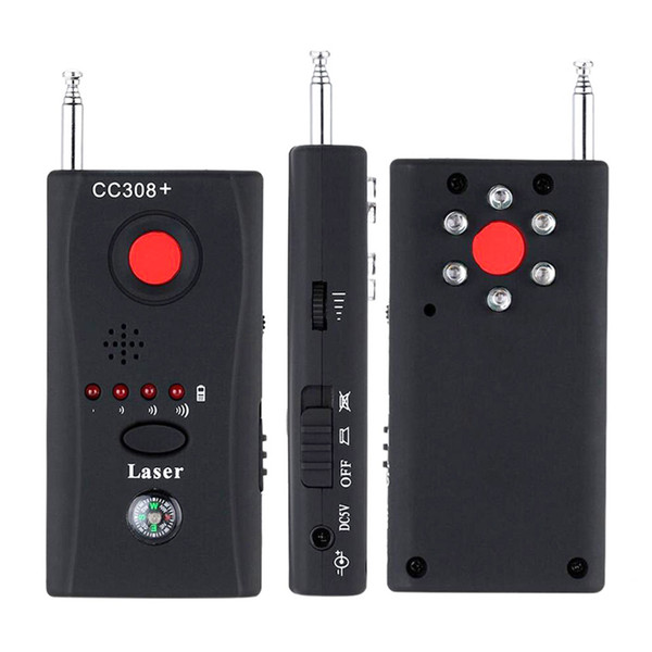 CC308+ Wireless Camera Lens Detector Radio Wave Signal Detect Camera Full-range WiFi RF Singnal Bug Laser GSM Device Finder