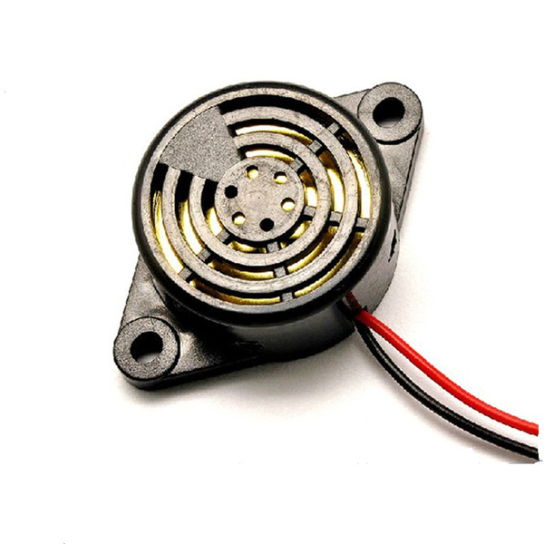 2017 New 95DB Alarm High-decibel 3-24V Electronic Buzzer Continuous Beep Mounting Hole 95DB Electronic Buzzer Beep Alarm Intermittent