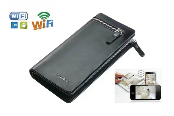 New WiFi Wireless HD 1080P Mini Camera Wallet Bags Camera Remote Control Video Recorder Sport Mini DV P2P Cam