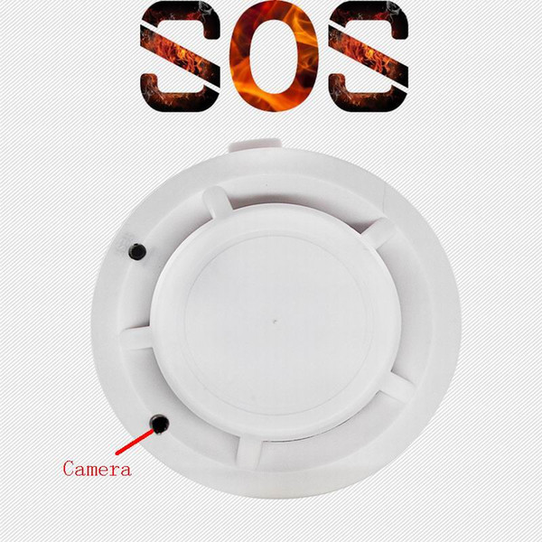 Promotion WiFi Wireless HD 1080P Smoke Detector Mini Camera Real Smoke Alarm Remote Control Video Recorder Home Security Mini DV P2P Cam