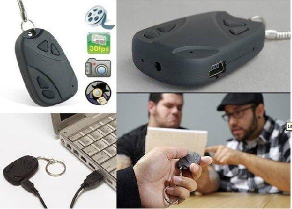 Car Key Mini DV Camcorders Car KeyChain video Camera 808 car key pinhole DVR digital voice Video Recorder with retail box