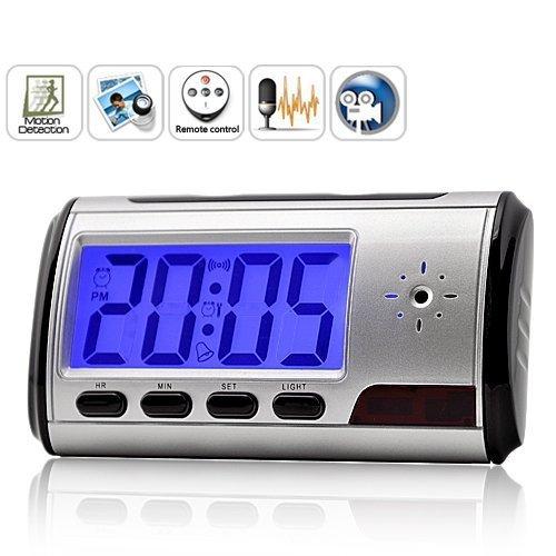 Digital Clock Camera with Motion Detection+Remote Control Clock DVR MINI DV mini camcorder Alarm clock pinhole camera video recorder