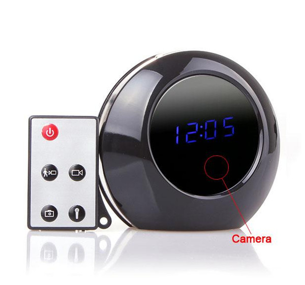 Digital Alarm Clock Camera HD 1280X960 Motion Detection Clock DVR Pinhole Camera Audio Video Recorder Home security Nanny Cam