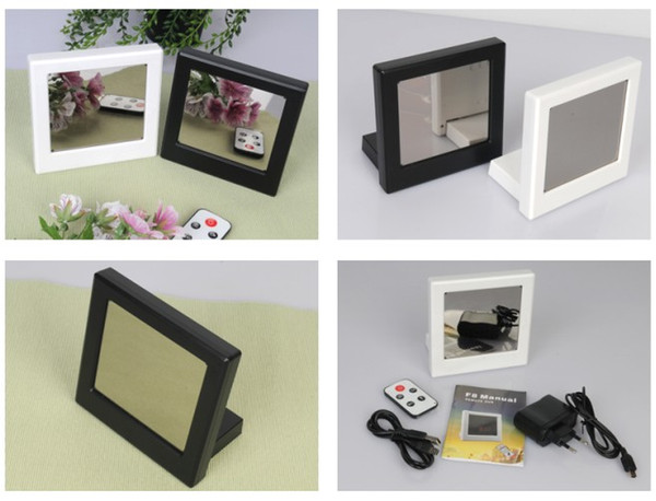 F8 Mirror Clock Camera With Remote control Motion Detection HD home security Surveillance Clock DVR black white in retail box