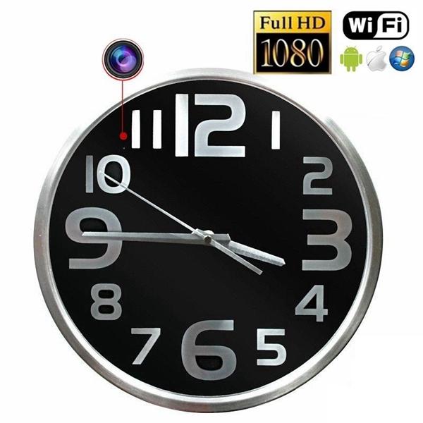 Full HD Clock DVR WIFI P2P Round Wall Clock mini IP Camera H.264 1080P wireless surveillance Home security Network Cam