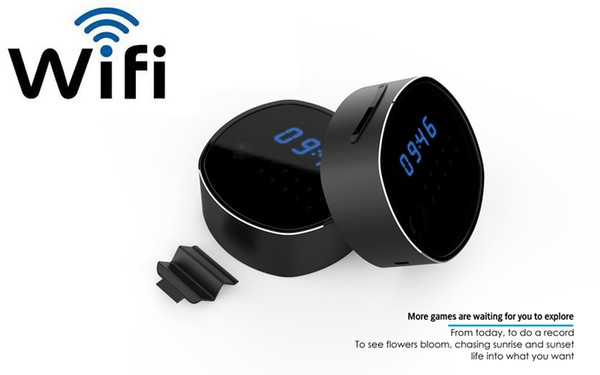 HD 720P Night Vision WiFi Clock mini IP Camera P2P Portable Clock DVR MINI DV motion detection Wireless surveillance home security Camera
