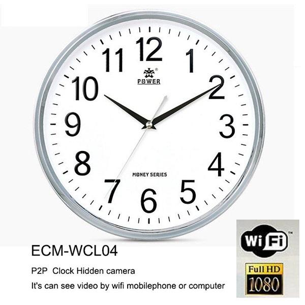 1080P Clock Camera P2P WIFI Round Wall Clock mini IP Camera Full HD video recorder wireless remote monitor Home security Nanny Camera