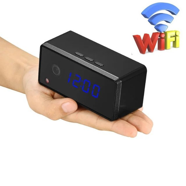 HD 720P Clock Camera P2P IR Cut Night vision WIFI digital Alarm clock DVR mini IP camera wireless remote monitor home security Cam