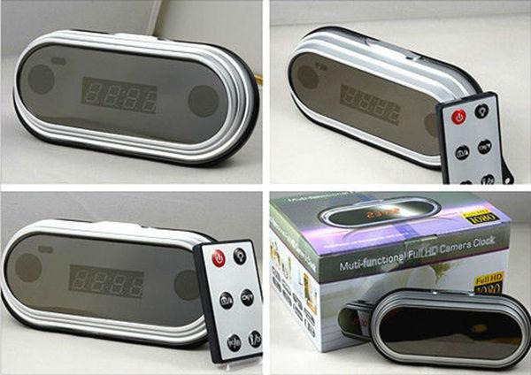 Full HD Clock Camera HDMI & Motion Detection & Remote control 160 Degree wide angle Clock DVR pinhole Camera Home Security Mini DV