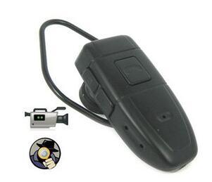 Bluetooth earphone Camera 4GB HD Bluetooth Headset Camera CCTV Camera Mini Camcorder in retail box droshipping