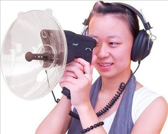 Bionic Ear Bird Watcher 100 Meters Sound Distance with Headphone Mini Bird Watchers monocular Nature Oberveing recording & playback Dish