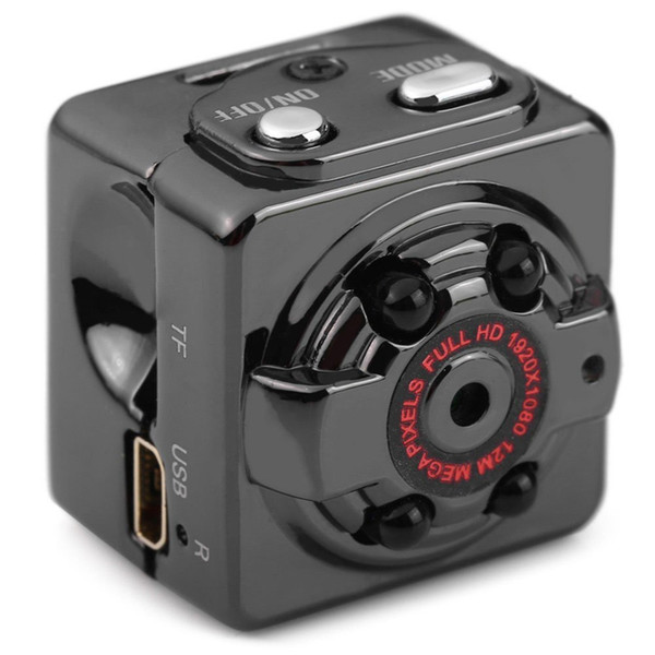 1Pcs HD 1080P SQ8 Mini Pocket Camera Video Recorder with Infrared Night Vision Motion Detection Indoor/Outdoor Sport Portable Camcorder