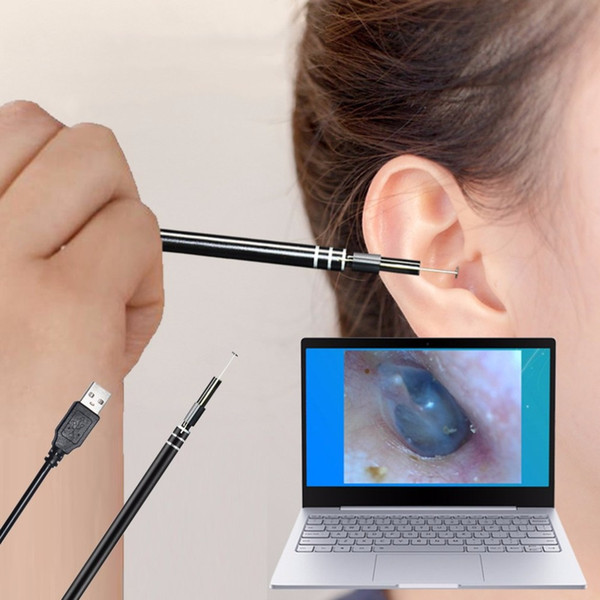 Pro 2-in-1 USB Ear Cleaning Tool Ear Cleaning Endoscope HD Visual Ear Spoon Multifunctional Earpick With Mini Camera Pen Camera