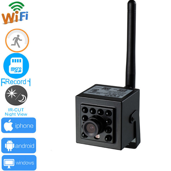 720P 940nm IR Leds Night Vision 1.0MP Onvif CCTV Mini IP Camera 10PCS Invisible Leds Infrared IR Cut