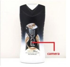 720P Shampoo Bottle Camera Remote Control On/Off And Motion Detection Record