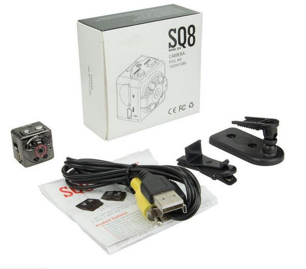 Good Quality HD 1080P SQ8 Mini Camera Video Recorder with Infrared Night Vision Motion Detection Indoor/Outdoor Sport Portable Camcorder