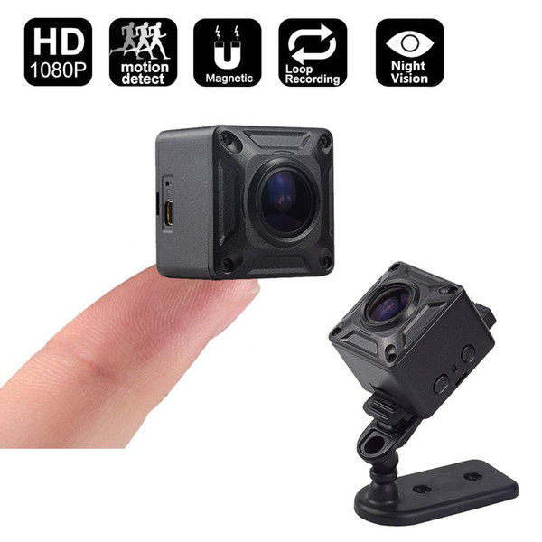 16GB memory Action Mini Camera 180 Degree with 6-layer Glass Lens Full HD Video 1080p Sports DV Car DVR Micro Camera Camcorder Motion PQ194