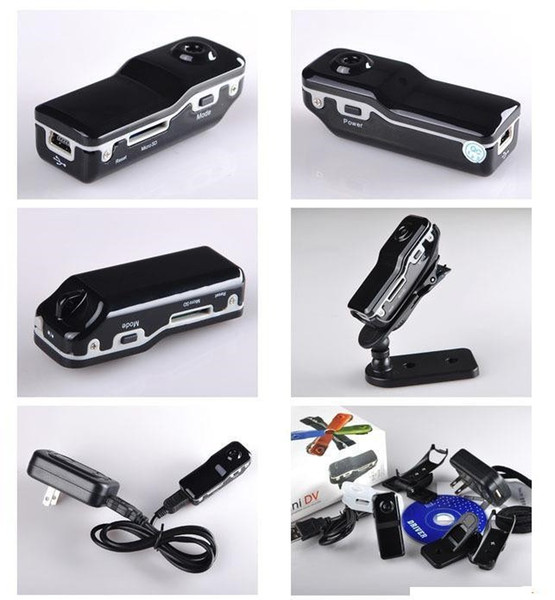 Mini DV DVR Sports Video Record Camera MD80 High-Resolution Camcorder Smallest Voice Recorder Free DHL Fedex