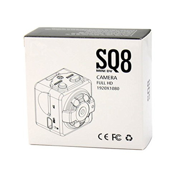 SQ8 Mini Camera 1080p 720p HD Dashcam Night Vision Home Surveillance Infrared Metal Digital Video Recorder With Package
